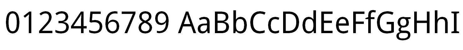 Droid Sans Regular
