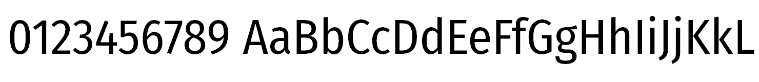 Fira Sans Condensed Regular
